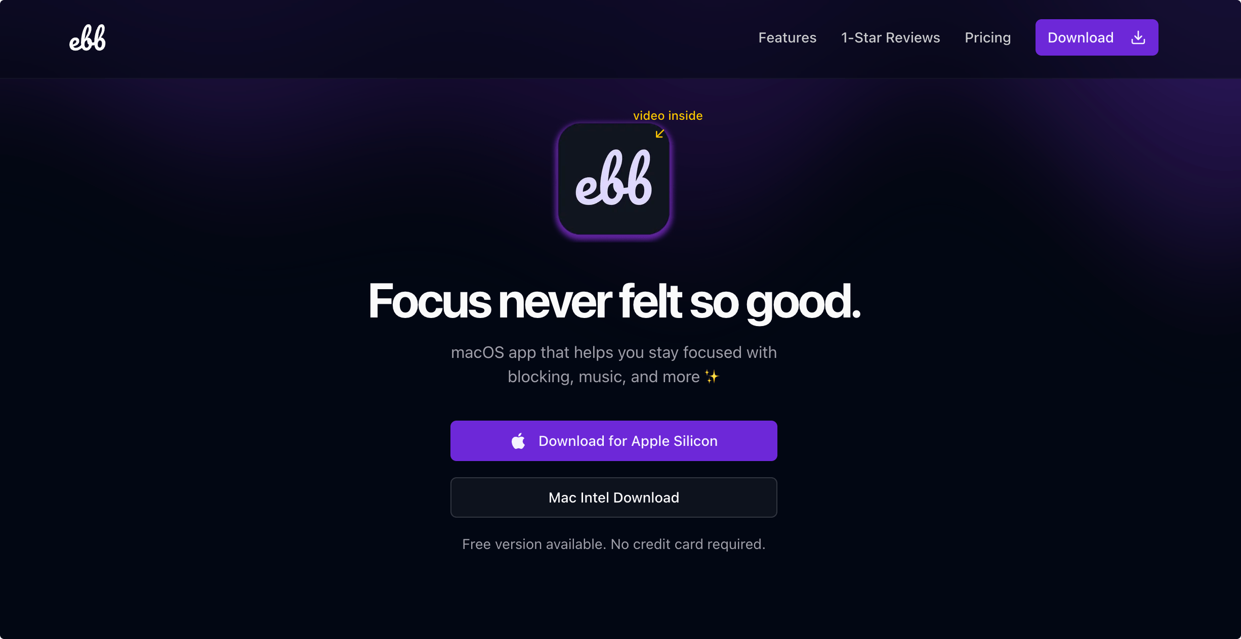Ebb:开源macOS应用程序,帮助您保持专注,提高注意力