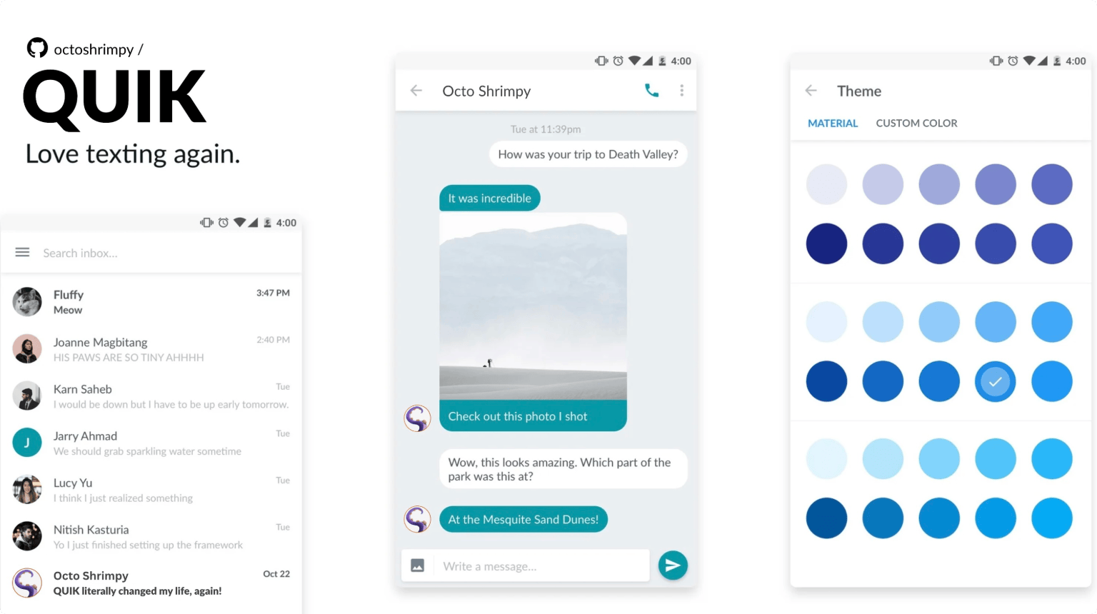 QUIK:适用于 Android的短信消息接收软件