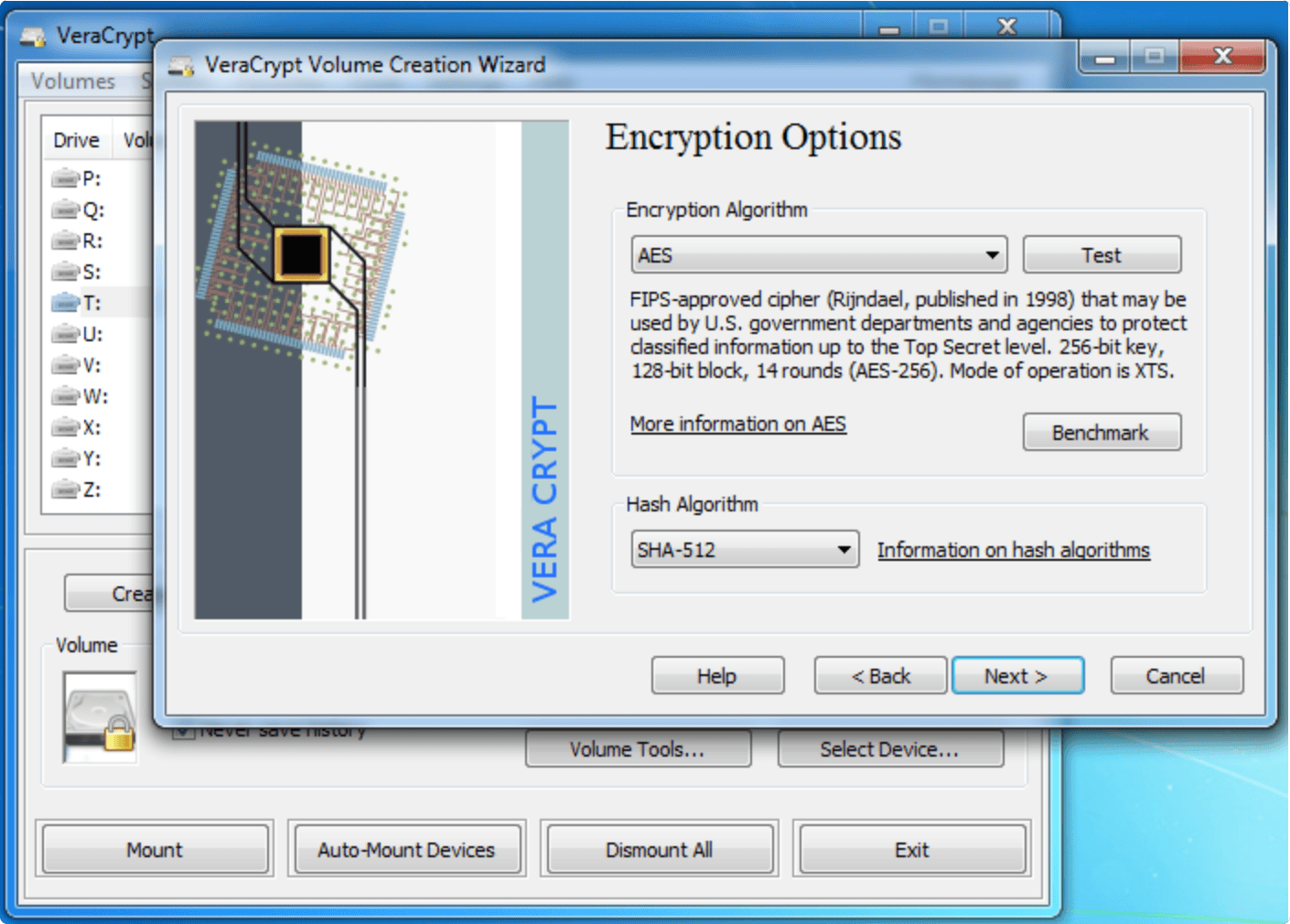 VeraCrypt:免费开源磁盘加密工具,基于 TrueCrypt 的强安全性加密