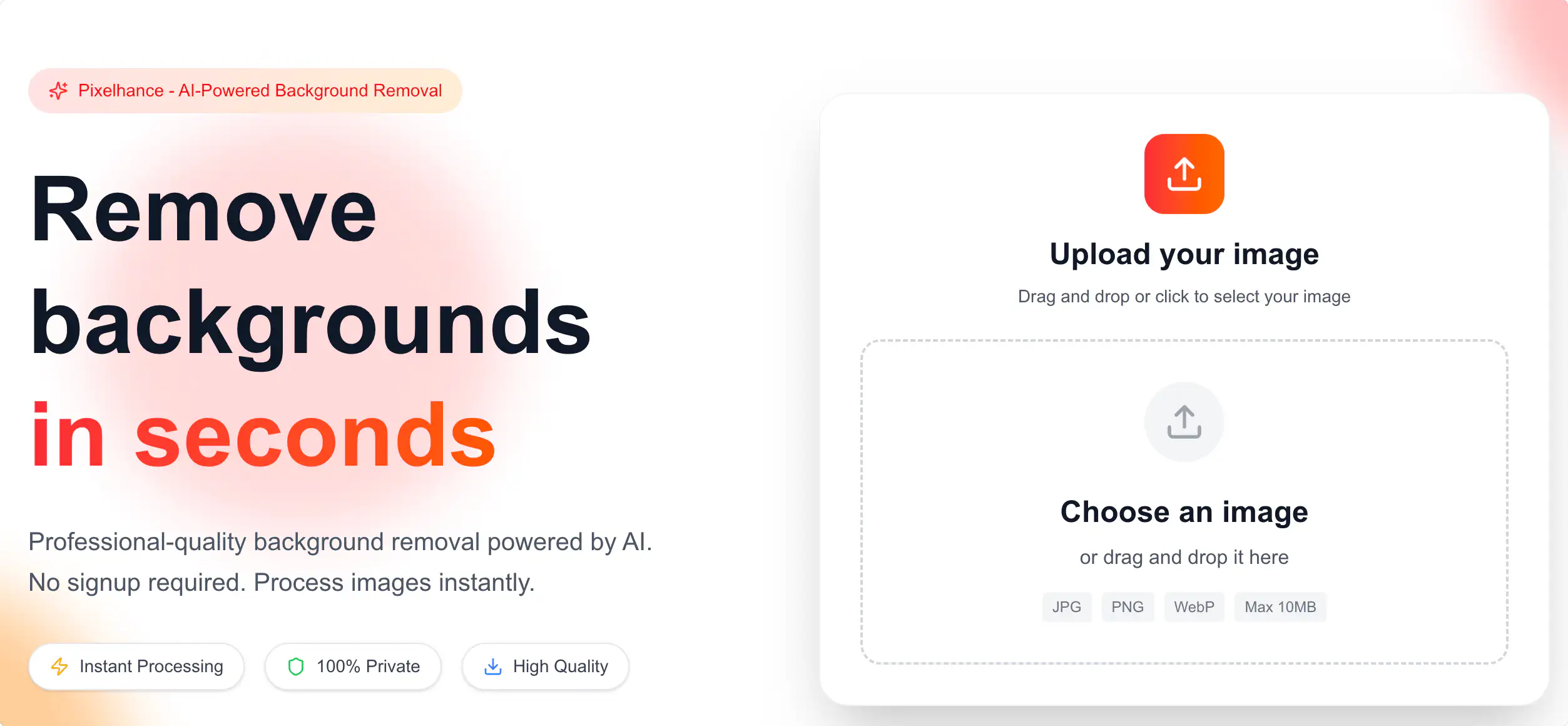 Pixelhance:AI去除背景器,免费在线图像背景去除工具