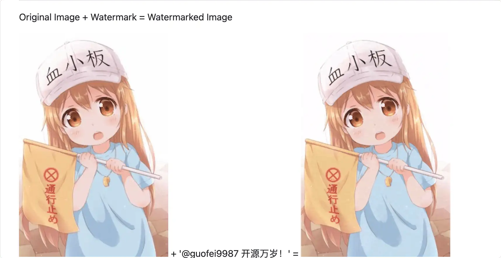 blind-watermark:图片盲水印,提取水印无须原图!