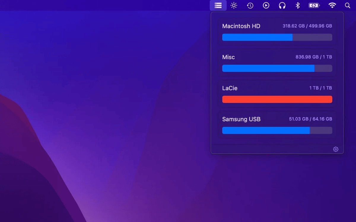 DiskView：专为macOS设计的磁盘监控应用程序，轻量级且完全免费