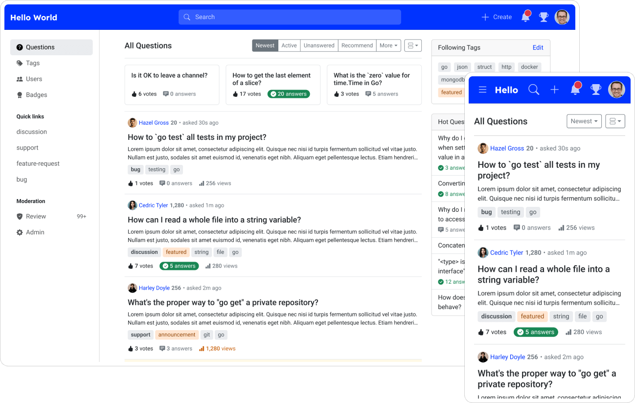 Apache Answer：搭建免费开源问答平台，可帮助你在用户或团队之间建立问答社区，在这里分享知识并帮助用户解决问题