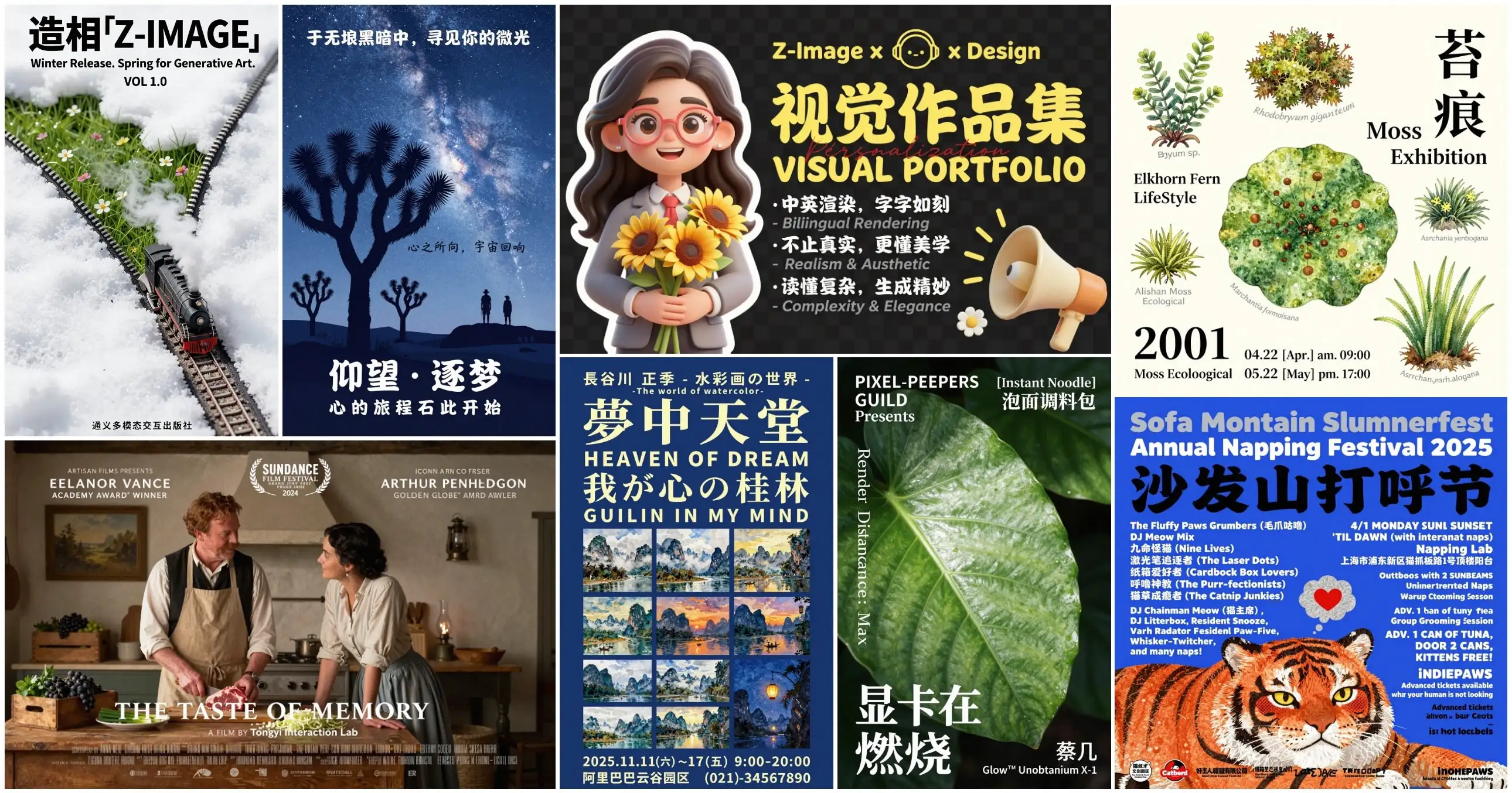 Z-Image 造相-阿里开源的快速文生图模型，拥有60 亿个参数，轻松适配16G 显存的消费级设备