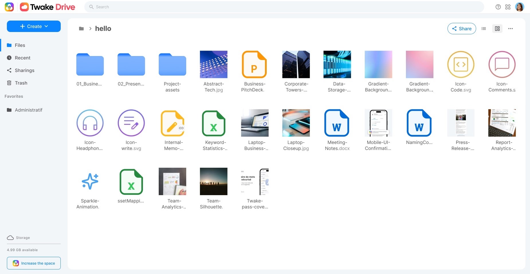 Twake Drive 开源云存储方案,Google Drive的开源替代品,集成了OnlyOffice在线文档编辑,支持Docker 一键部署