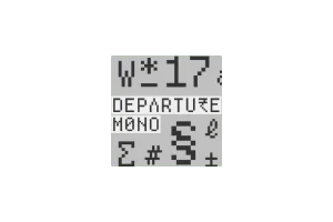 Departure Mono：具有低保真、科技氛围的等宽像素字体